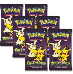 Pokemon Trick Or Trade 6 BOOster Packs Sealed - Image 1