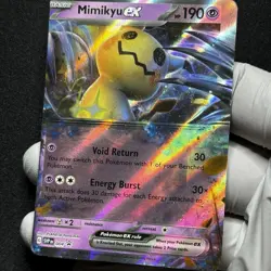 Pokemon Mimikyu EX #004 BSP Holo NM MISALIGNMENT ERROR + ALIGNMENT DOT - Image 5