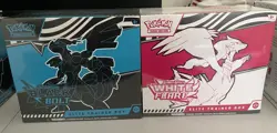 Sealed Pokemon White Flare And Black Bolt Etb Set Of 2 (1 Each) - Image 1