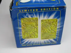 Pokemon Sealed POLIWHIRL 23K Gold-Plated Trading Card 1999 Poke Ball Burger King - Image 3