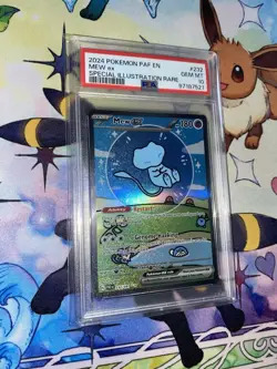 Mew EX ‘Bubble Mew’ SIR 232/091 - PSA 10 - Paldean Fates - Pokemon English - Image 1
