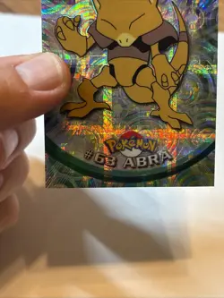 Topps Chrome Pokemon Tekno Chrome #63 ABRA Very Rare Pokemon High Grade!! - Image 4