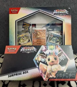 Pokemon Prismatic Evolutions 1 Surprise Box - 1 Poster Promo Box - Bundle - Image 1