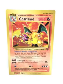 Charizard Special Jumbo Card Corocoro Comic Promo Pokemon Card VTG Retro - Image 1