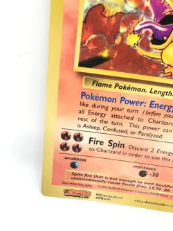 Charizard Special Jumbo Card Corocoro Comic Promo Pokemon Card VTG Retro - Image 4