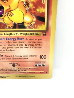 Charizard Special Jumbo Card Corocoro Comic Promo Pokemon Card VTG Retro - Image 5