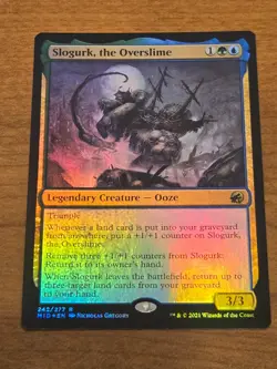 MTG Innistrad Midnight Hunt - Slogurk, the Overslime - MID 242 - FOIL - Image 1