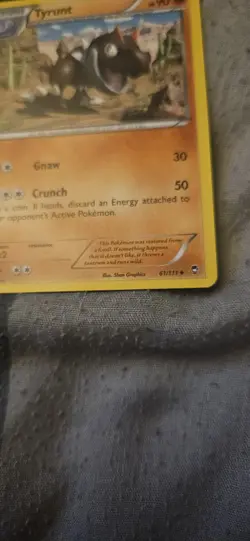 Pokemon TCG Tyrunt Furious Fists 61/111 Regular Uncommon - Image 5