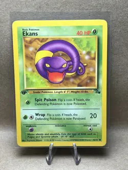 1995, 96, 98 Pokemon Card 1st Edition **Ekans** - Fossil Set # 46/62 - Common - Image 1