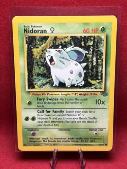 1995, 96, 98 Pokemon Card **Nidoran** - Jungle Set # 57/64 - Common - Image 1