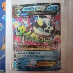 JUMBO OVERSIZED ​Primal Kyogre EX 55/160 - Pokemon Card - Image 1