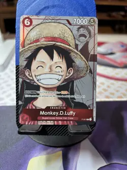 Monkey.D.Luffy (Alternate Art) P-001 One Piece Promotion Cards Foil - Image 1