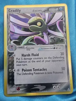 Cradily 2/110 Holo NM EX Holon Phantoms Pokemon TCG Card - Image 1