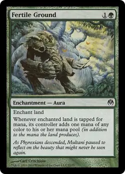 FERTILE GROUND x1 mtg NM Duel Deck Common 1 cards Phyrexia v Coalition - Image 1