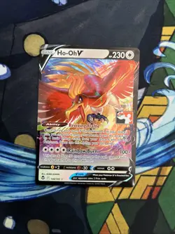 Ho-Oh V 140/195 Prize Pack Series Cards Holo POKEMON TCG ULTRA RARE [NM] - Image 1