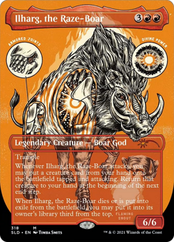Ilharg, the Raze-Boar (Secret Lair) Promo NM Creature Mythic Rare CARD ABUGames - Image 1