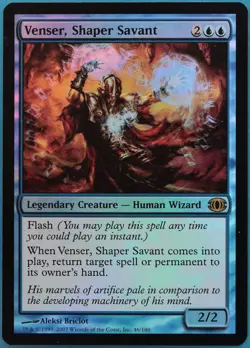 Venser, Shaper Savant FOIL Future Sight HEAVILY PLD Rare CARD (445898) ABUGames - Image 1