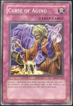 Curse of Aging DR1-EN042 Dark Revelation Volume 1 Unlimited - Yugioh Card - Image 1