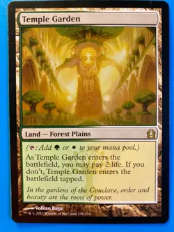 MTG 1x Temple Garden Return to Ravnica Modern Magic the Gathering Card x1 NM - Image 1