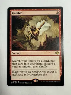 Gamble Dominaria Remastered 121/261 R MTG High Grade Magic the Gathering card - Image 1