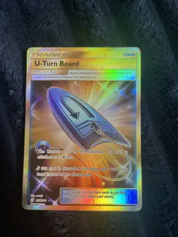 U-Turn Board (Secret) 255/236 Sm-Unified Minds Holo - Pokemon Card - Image 1