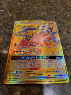 Pokemon TCG Reshiram & Charizard GX SM Black Star Promos SM247 Holo Promo - Image 5