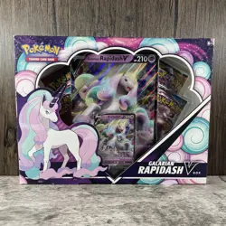 Pokemon TCG - Galarian Rapidash V Box - Factory Sealed - Sword & Shield - New 820650808739 - Image 1