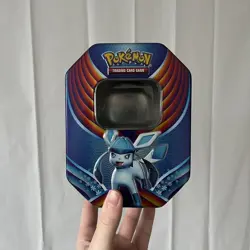 Pokemon TCG Empty Tin - Glaceon GX Tin 2018 - Image 1