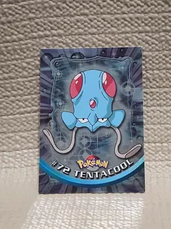 Topps Pokemon Tentacool #72 Holo Foil Blue Logo, 1st Printing, - Image 1