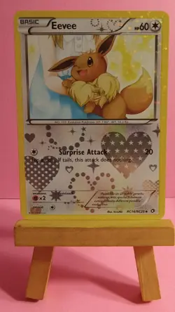 Pokemon TCG Eevee RC14/RC25 Legendary Treasures: Radiant Collection Holo LP - Image 3