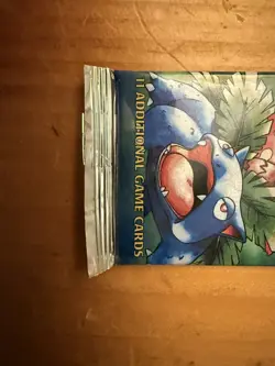 1999 Pokemon Base Set Booster Pack - Venusaur Art - Long Crimp - Sealed - 21.34g - Image 5
