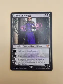 MTG Magic the Gathering Liliana of the Veil (97/462) Dominaria United MTG NM - Image 2