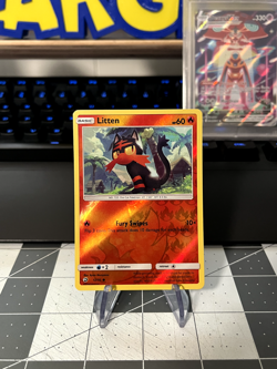Litten 12/70 Common Reverse Holo - Dragon Majesty Pokemon - HP - Image 1