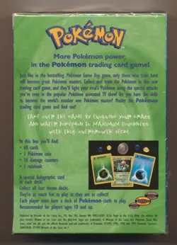 1999 Pokemon Base Set Overgrowth Theme Deck Vintage FACTORY SEALED!! - Image 2