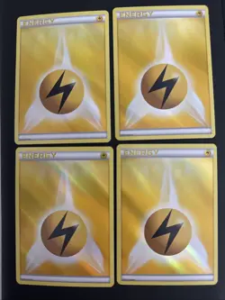(x4) Lightning Energy - 2013 Pokemon Battle Arena Reverse Holo - Image 1