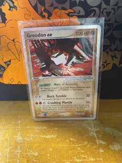 Groudon ex 93/101 EX Hidden Legends DMG Pokemon TCG 2004 - Image 1