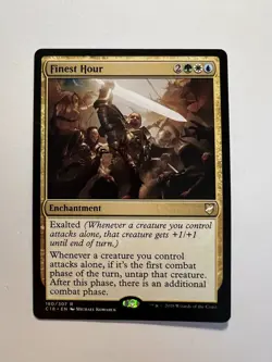 Finest Hour - MTG Commander 2018 - NM - Image 1