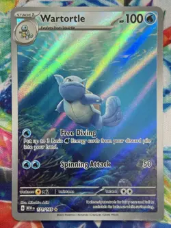 ✅Pokemon TCG Wartortle 171/165 S&V 151 IR Holo Illustration Rare English🇺🇸 NM - Image 1