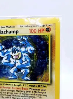 Sealed Machamp 8/102 1st Edition Base Set WOTC Pokemon NM-Mint Rare 1999 - Image 4