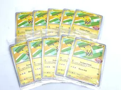 Lot of 10 Pikachu Berkemeja Batik 101/SV-P Journey Stamp Pokemon Indonesia - Image 1