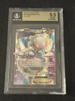 2016 Magearna EX 110/114 Full Art Pokemon Card Steam Siege BGS 9.5 GEM MINT💎 - Image 1