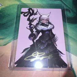Y’shtola, Night’s Blessed Art Card (53) (Gold-Stamped Signature) - Image 1