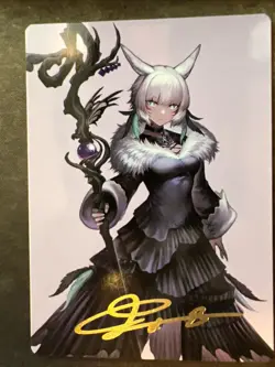 Y’shtola, Night’s Blessed Art Card (53) (Gold-Stamped Signature) - Image 1