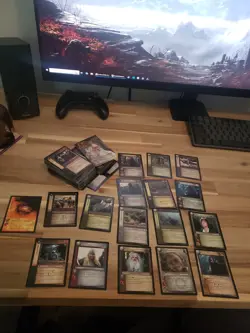 Lord Of The Rings Trading Card Game Lot Of 235 - 17 Rare - Image 2