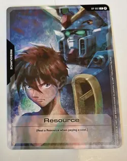Gundam Card Resource RP-001 P Promo ENGLISH GENCON 2025 - Image 1