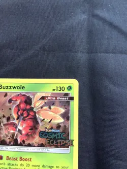 Pokemon Cards: Cosmic Eclipse Prerelease Promo: Buzzwole SM218 - Image 4