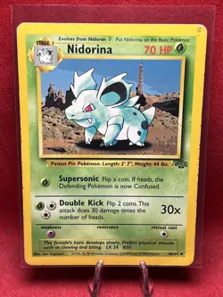 1995, 96, 98 Pokemon Card **Nidorina** - Jungle Set # 40/64 - Uncommon - Image 1