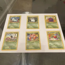 Pokemon TCG Jungle 28-Card Lot No Duplicates Vintage 1999 WOTC 5 Rares 1 Holo LP - Image 5