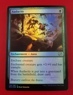 1x Audacity | FOIL | The Brothers' War | MTG Magic Cards - Image 1