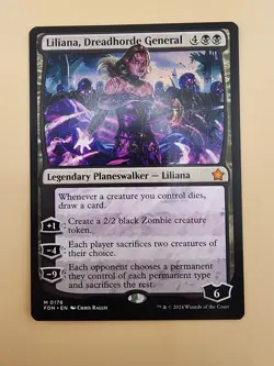 Liliana, Dreadhorde General MTG Foundations Regular NM - Image 2
